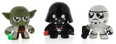 Star Wars Mini Mighty Muggs The Empire Strikes Back 3-Pack - Yoda, Darth Vader & Stormtrooper