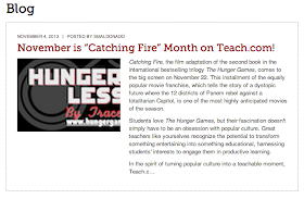 November is Catching Fire Month at Teach.com!