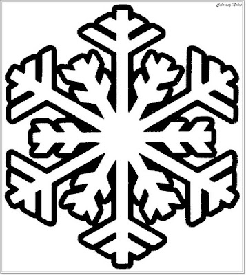 Snowflake Coloring Pages for Preschoolers, Simple Snowflake Coloring Pages Printable, Christmas Snowflake Coloring Pages