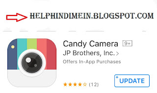 candy camera for iphone