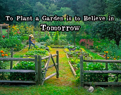 To Plant a Garden is to Believe in Tomorrow