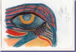 Tlingit Eye pastel
