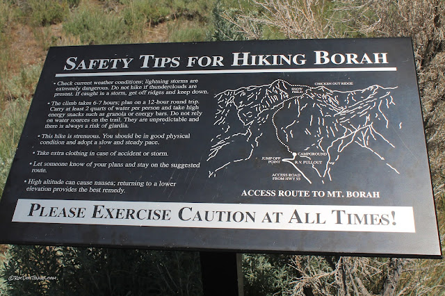 Borah Peak Idaho geology earthquake fault scarp travel trail hiking climbing copyright RocDocTravel.com