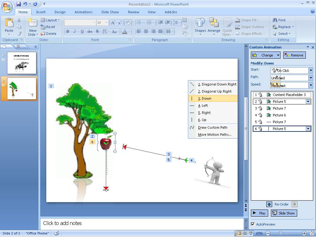 Dyta Blog Rame Bersama Cara Membuat Animasi Microsoft Office