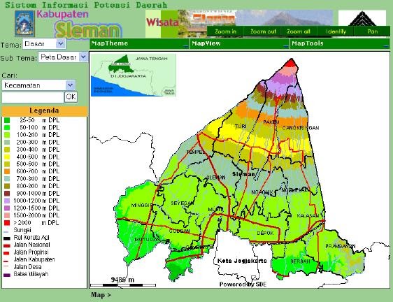 GIS: GIS Web Potensi Daerah