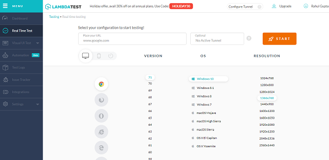 LambdaTest Review: Free Online Cross Browser Testing Tool Have you ever wondered how do there are so many websites online LambdaTest Review: Free Online Cross Browser Testing Tool