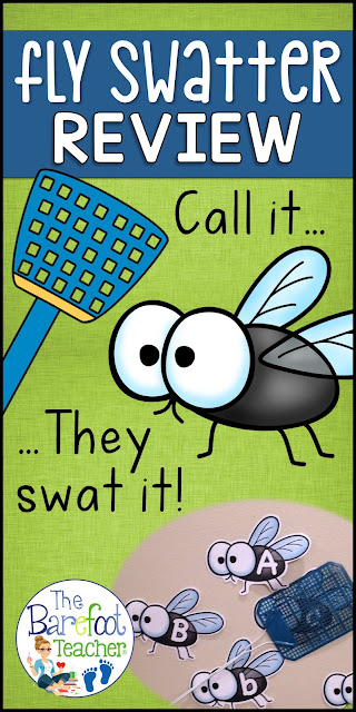 Looking for Back to School activities?This Fly Swatter Game is a fun and fast paced way to practice letter ID, sounds, numbers, color words, and high frequency words! Over 450 flies to print and use. This is a game that will grow with students as they learn. You can use it all year long.