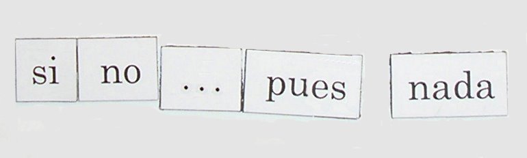 si no... pues nada