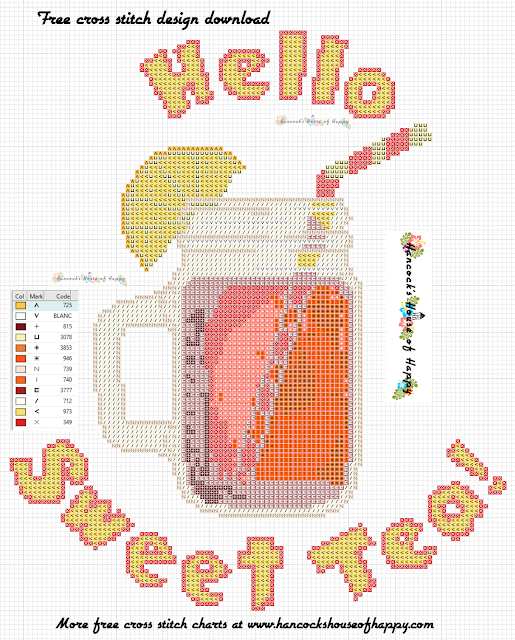 It's Tea Time! Sweet Tea Iced Tea Cross Stitch Pattern Free to Download, sweet tea cross stitch, ice tea cross stitch, iced tea cross stitch, mason jar cross stitch, funny cross stitch, cross stitch funny, subversive cross stitch, cross stitch home, cross stitch design, diy cross stitch, adult cross stitch, cross stitch patterns, cross stitch funny subversive, modern cross stitch, cross stitch art, inappropriate cross stitch, modern cross stitch, cross stitch, free cross stitch, free cross stitch design, free cross stitch designs to download, free cross stitch patterns to download, downloadable free cross stitch patterns, darmowy wzór haftu krzyżykowego, フリークロスステッチパターン, grátis padrão de ponto cruz, gratuito design de ponto de cruz, motif de point de croix gratuit, gratis kruissteek patroon, gratis borduurpatronen kruissteek downloaden, вышивка крестом, tea pot cross stitch pattern, tea cross stitch, tea lovers cross stitch design, gifts for tea lovers,