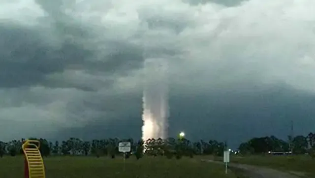 Un extraño fenómeno ha sido detectado en Argentina durante una tormenta