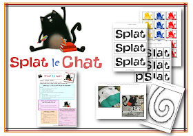 Fiches maternelles album Splat le Chat