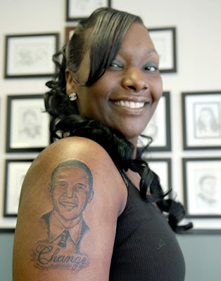 All the bad Obama tattoos make me laugh.