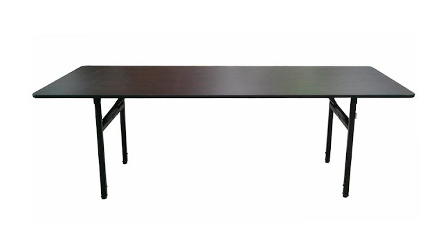 Commercial Long Black Folding Tables