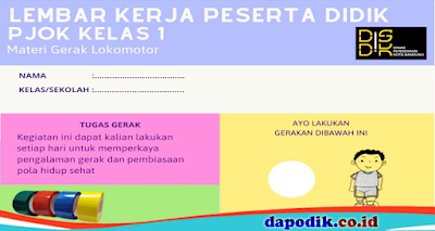 Modul Pembelajaran Daring dan Luring PJOK Kelas 1 Sekolah Dasar (SD)