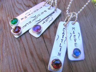 personalized handstamped jewelry