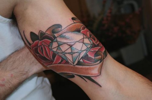 roses tattoos on arm