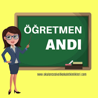 öğretmen andı pdf