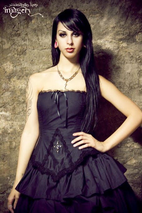 Beautiful Gothic Steampunk Wedding Dress