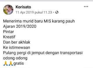 Profil MIS Karang Pauh, Penerima Bantuan Bus Mercedes Benz Dari PO Sumber Alam