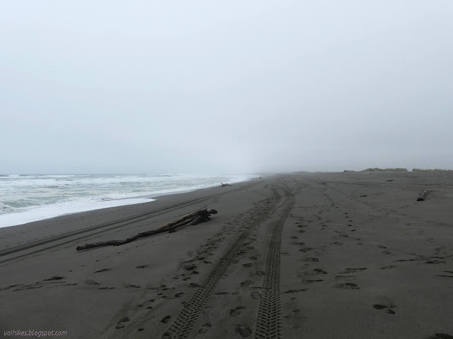 expanse of beach