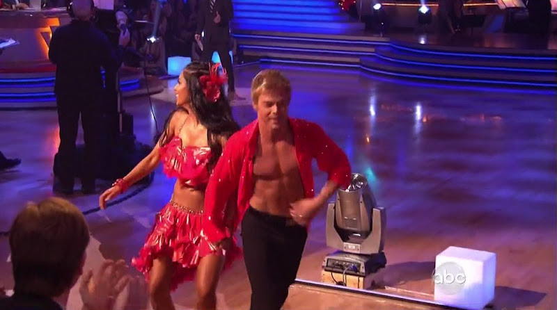 Derek Hough Shirtless on Dancing with the Stars s10 week 6