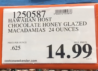 Deal for Hawaiian Host Milk Chocolate Honey-Glazed Macadamias at Costco