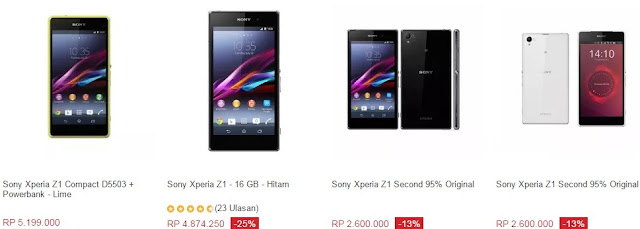 Harga HP Sony Xperia Z1 Tahun 2017 Lengkap Dengan Spesifikasi, Layar 5 Inchi, RAM 2GB, Processor Quad Core, 4G LTE