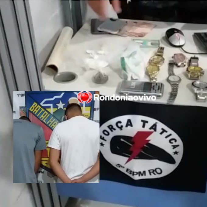 BOCA DE FUMO: Irmãos são presos por tráfico de drogas em vila de apartamentos