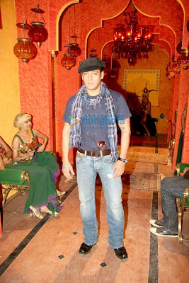 Salman khan on the set of 