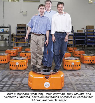 Be the Bank: Kiva Robots of the Future Roam Zappos, Staples Warehouse ...