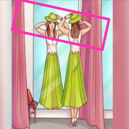 A Brain Teaser Your IQ Test : Can you Find a mistake in a Fitting room picture in 9 seconds? 99% Fail!