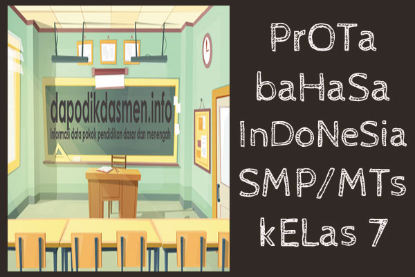 Prota Bahasa Indonesia Kelas 7 Semester 1 dan 2