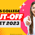 University college of medical science neet 2023 cutoff Category wise cutoff