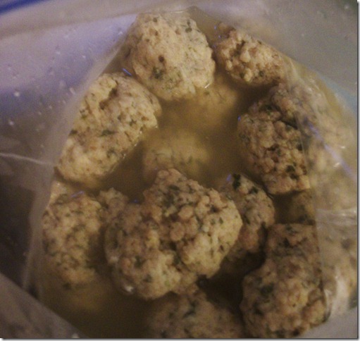 cooked matzaballs