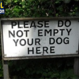 please do not empty your dog here