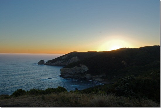 Ryan's Den - looking west from cliff top