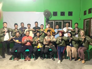 Mahasiswa KKN STES Tunas Palapa resmi dibuka di Tiyuh Gunung Menanti, Kecamatan Tumijajar, Kabupaten Tulang Bawang Barat, Selasa (10/10/2023).