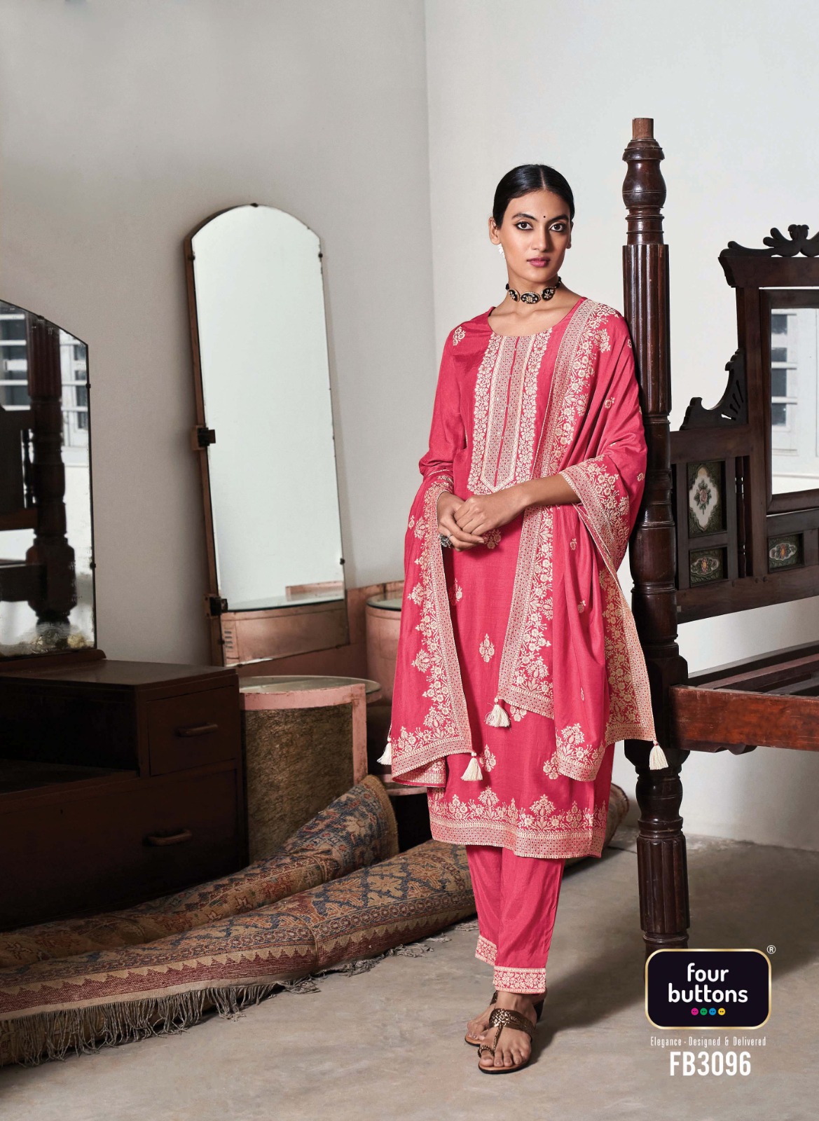 Zoya Vol 2 Four Buttons Readymade Pant Style Suits