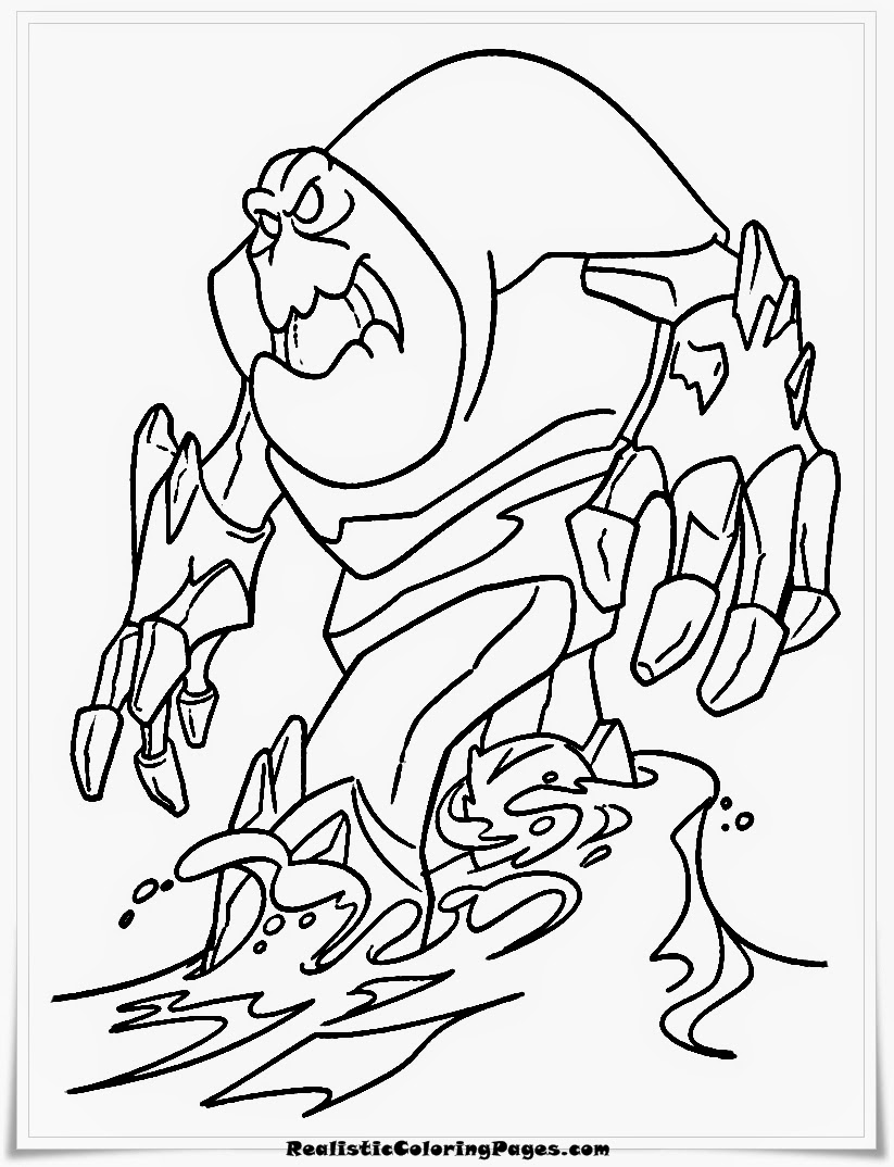 Download Snow Monster Frozen Coloring Page Coloring Pages