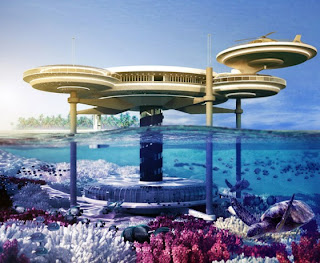 Dubai hotel under water