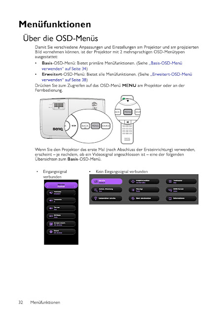 Bedienungsanleitung Beamer BenQ TH683 Full HD 3D DLP-Projektor