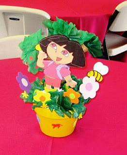 Children's Parties Decoration Dora the Explorer, centerpieces