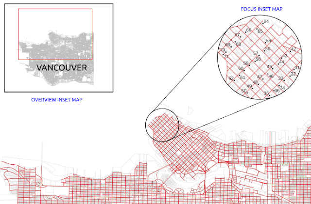 Main map, overview and focus inset map