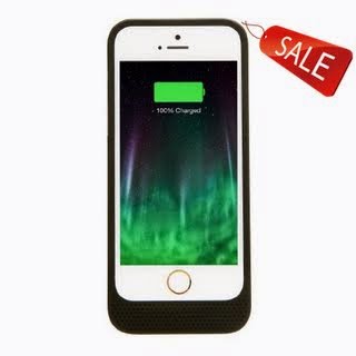 LifeCHARGE ONT-PWR-35171 MFI Approved 2300mAh Rechargeable Extended Battery Case for Apple iPhone 5/5S - Retail Packaging - Black