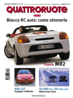 Quattroruote 535 - Maggio 2000 | ISSN 0035-5917 | TRUE PDF | Mensile | Motori | Prove su Strada | Automobili | Listino Prezzi
Quattroruote è una rivista mensile italiana di automobilismo, fondata dall'imprenditore marchigiano Gianni Mazzocchi nel febbraio 1956, con l'obiettivo di creare una rivista per il «guidatore medio», ben presto divenuta la più venduta in Italia nel suo genere. Negli anni ha esteso la sua diffusione, stringendo accordi con diverse testate internazionali, in nazioni quali Russia, Cina, Romania e nel 2007 in Inghilterra, inaugurando una partnership con Top Gear.