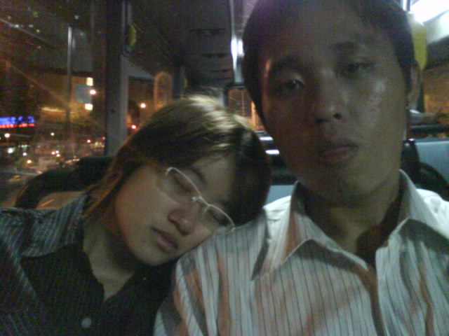 Sleeping on Bus 2