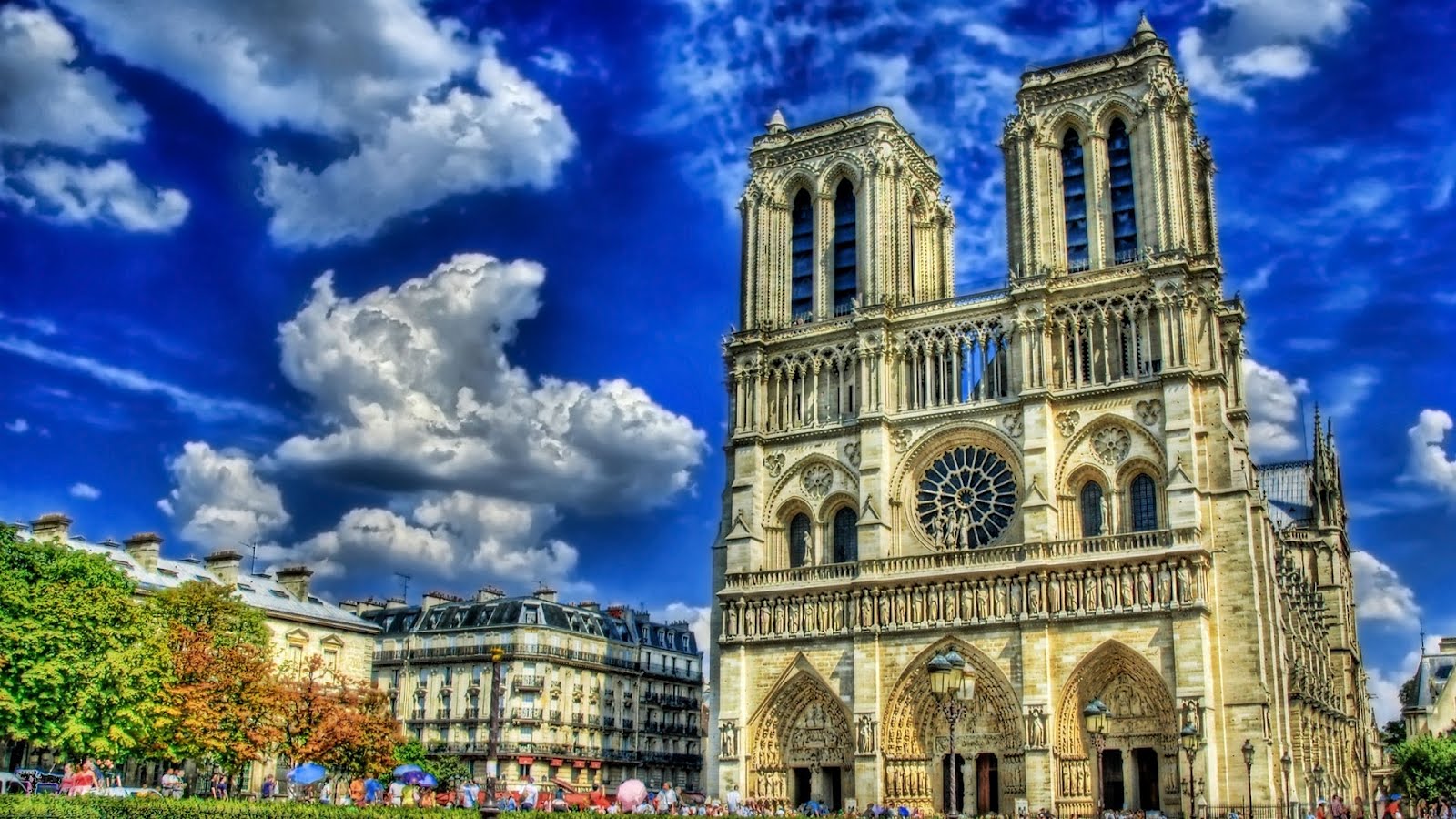 Notre Dame Cathedral - Paris, France | Hd Desktop Wallpaper