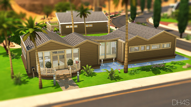 Sims 4 Palm Springs California House