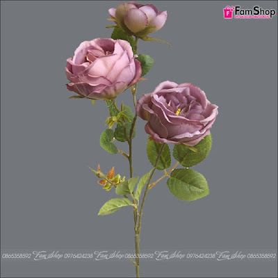 Bông hoa hồng trang trí nội thất B49