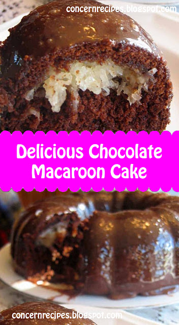 Delicious Chocolate Macaroon Cake